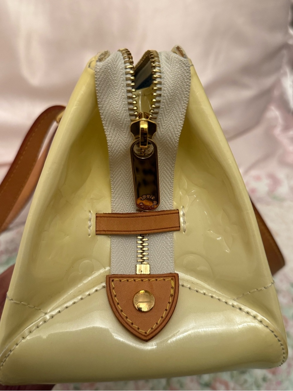 Louis Vuitton Rosewood PM Baby Yellow Vernis Leather - Picture 7 of 10